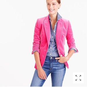 J Crew Velvet Blazer